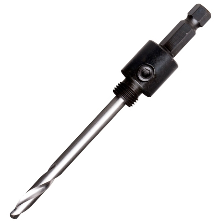 Starrett XA1 Arbor with Carbide Tipped Pilot Drill Hex Shank