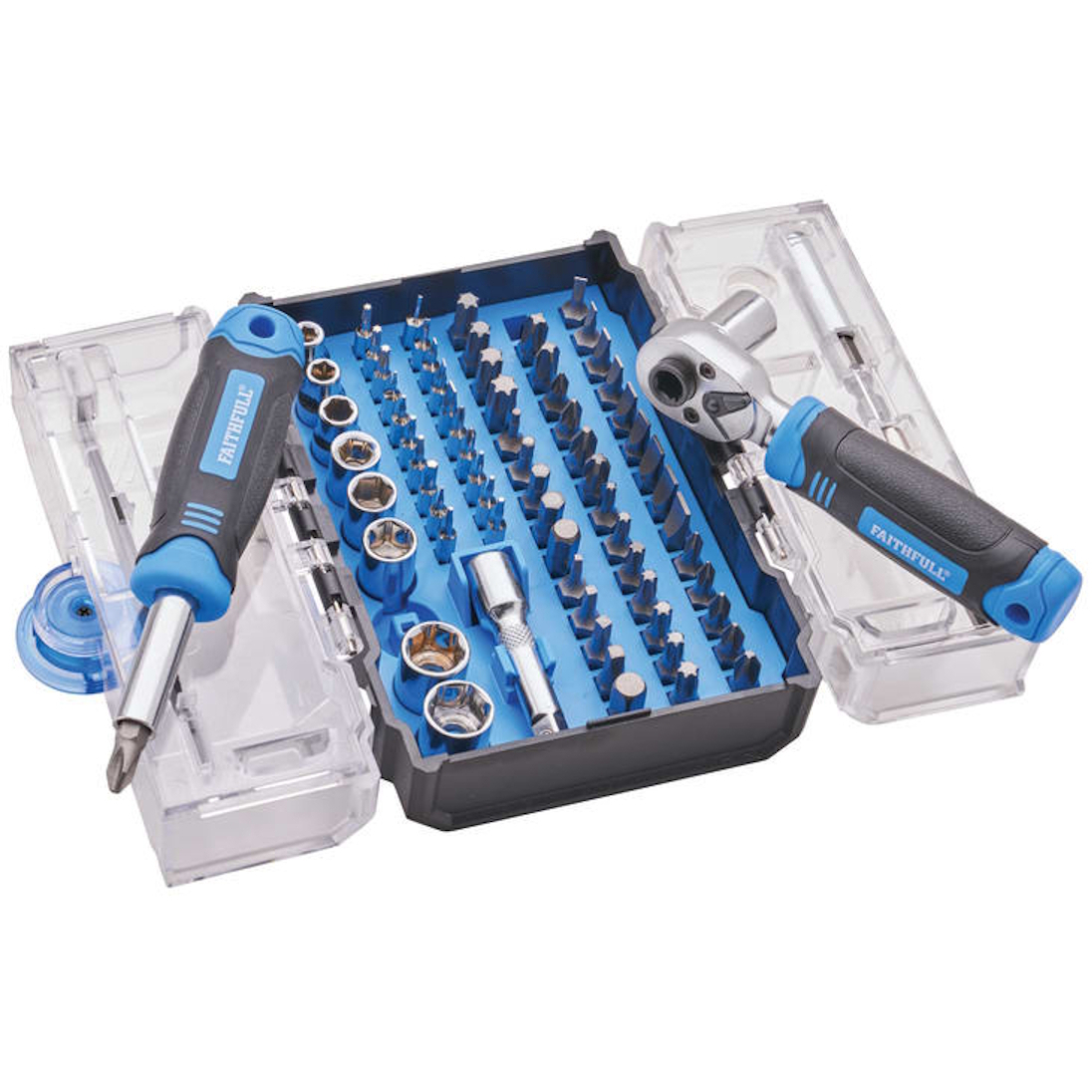 Faithfull XMS26SDSET78 78 Piece Screwdriver Bit & Socket Set