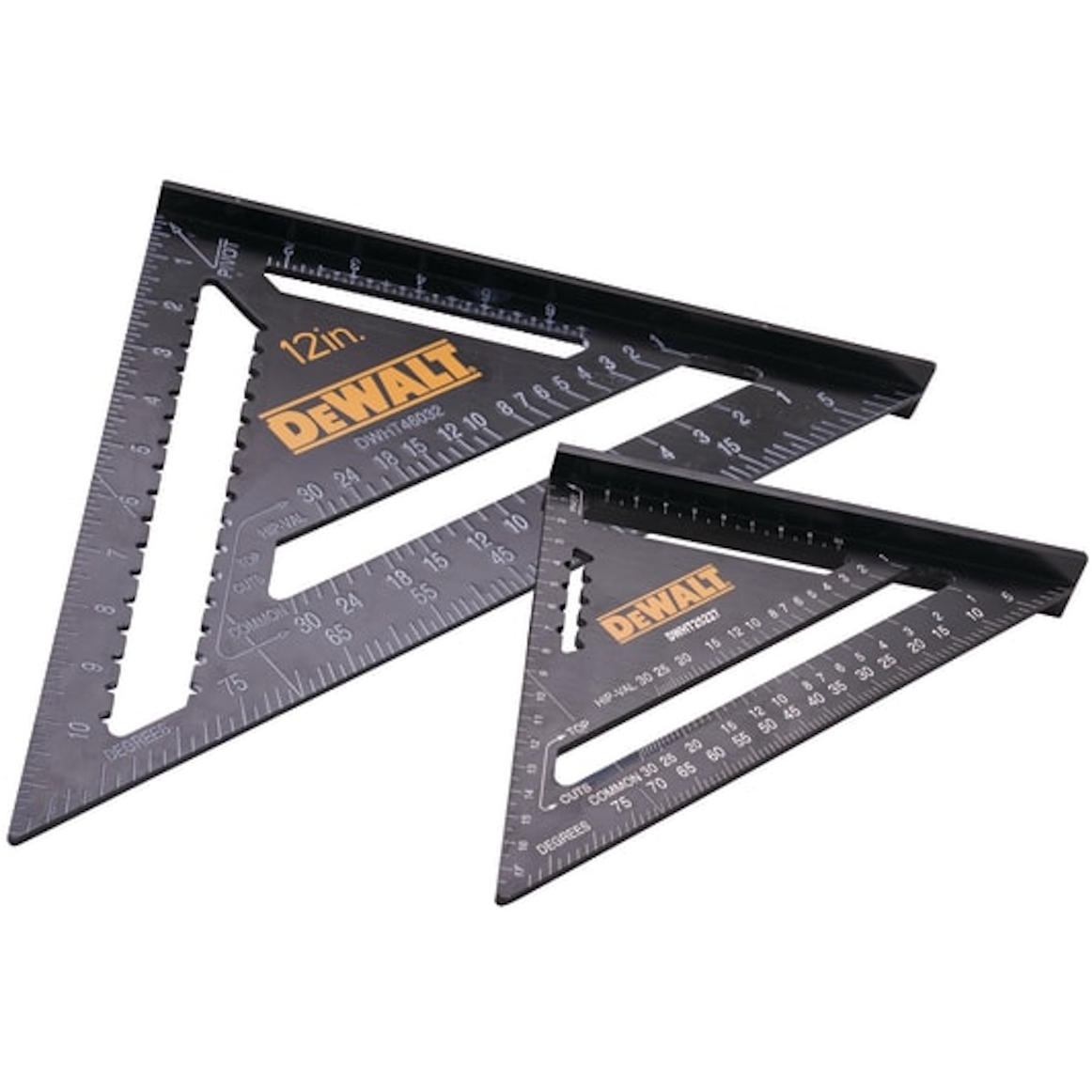 DeWalt XMS25SQTWIN 175mm (7") & 300mm (12") Rafter Square Twin Pack