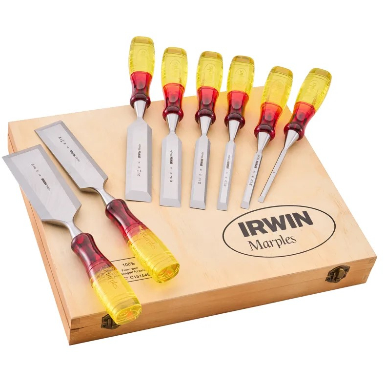 Irwin Marples XMS26CHISEL8 8 Piece Chisel Set