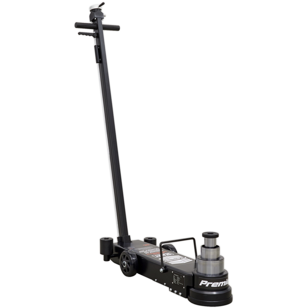 Sealey YAJ10-40LELR Air Operated Jack 40tonne Telescopic - Long Reach/Low Entry