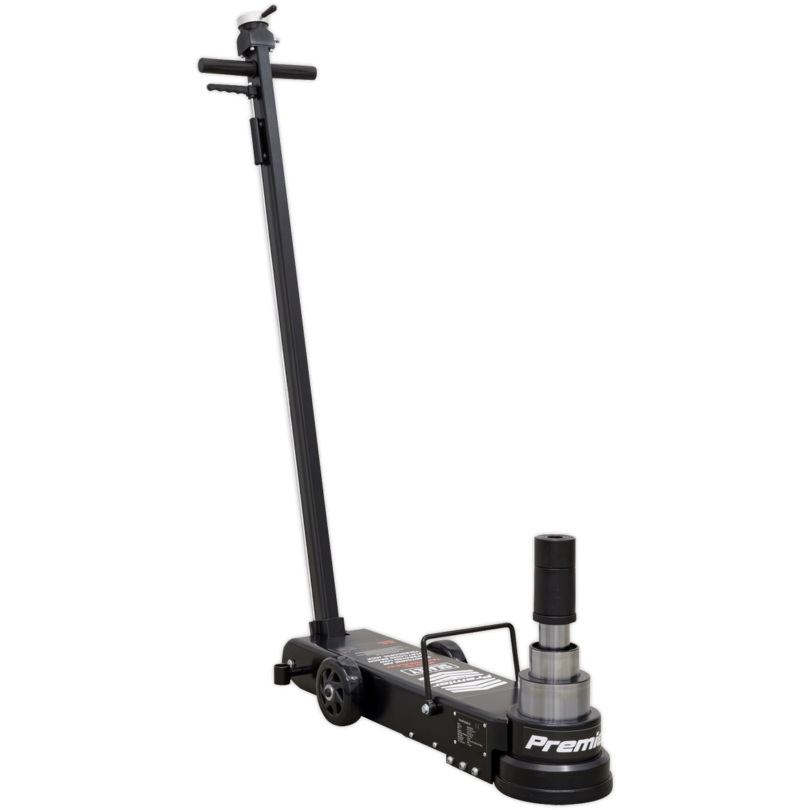 Sealey YAJ10-40LELR Air Operated Jack 40tonne Telescopic - Long Reach/Low Entry