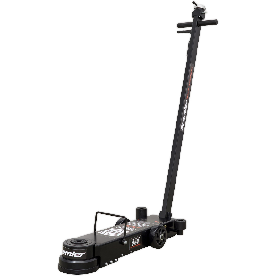 Sealey YAJ10-40LELR Air Operated Jack 40tonne Telescopic - Long Reach/Low Entry