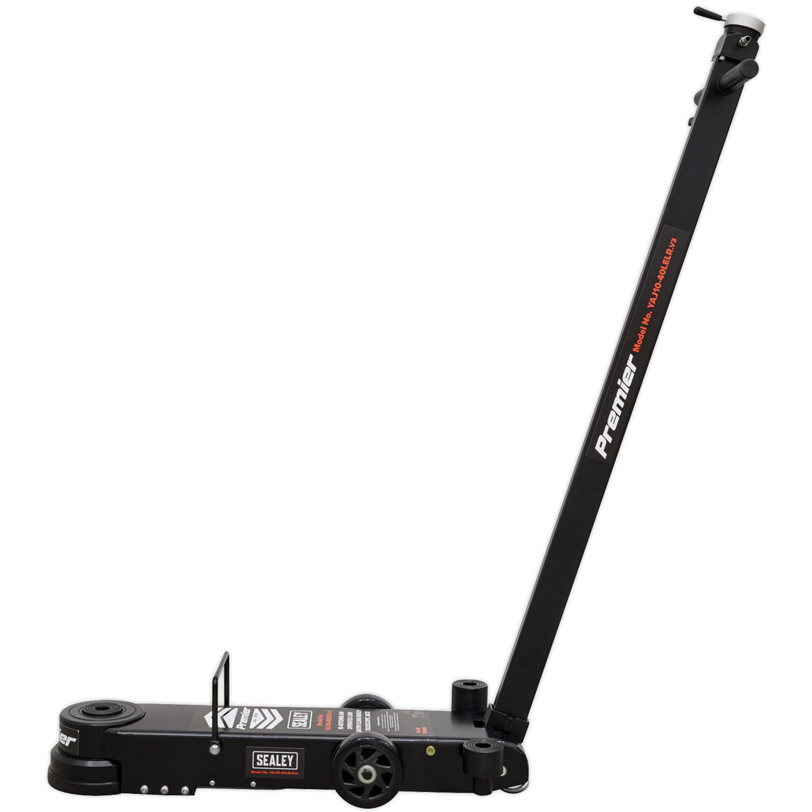 Sealey YAJ10-40LELR Air Operated Jack 40tonne Telescopic - Long Reach/Low Entry
