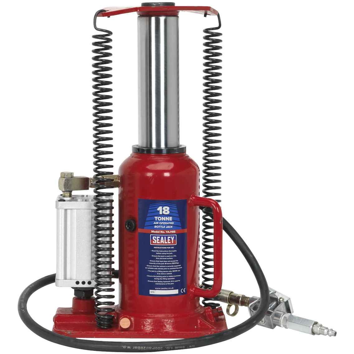 Sealey YAJ18S Air Operated Bottle Jack 18tonne