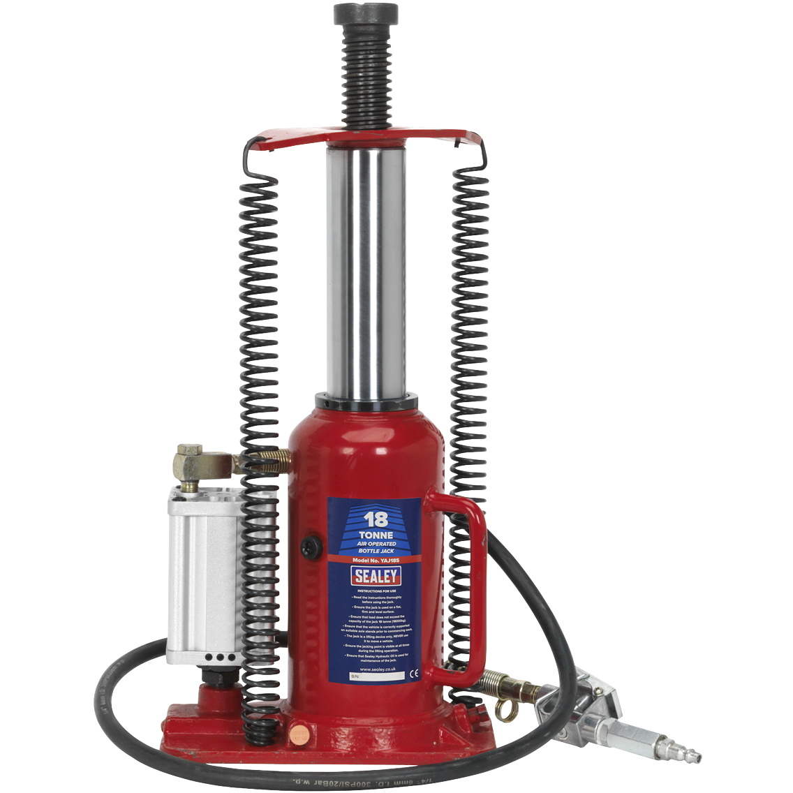Sealey YAJ18S Air Operated Bottle Jack 18tonne