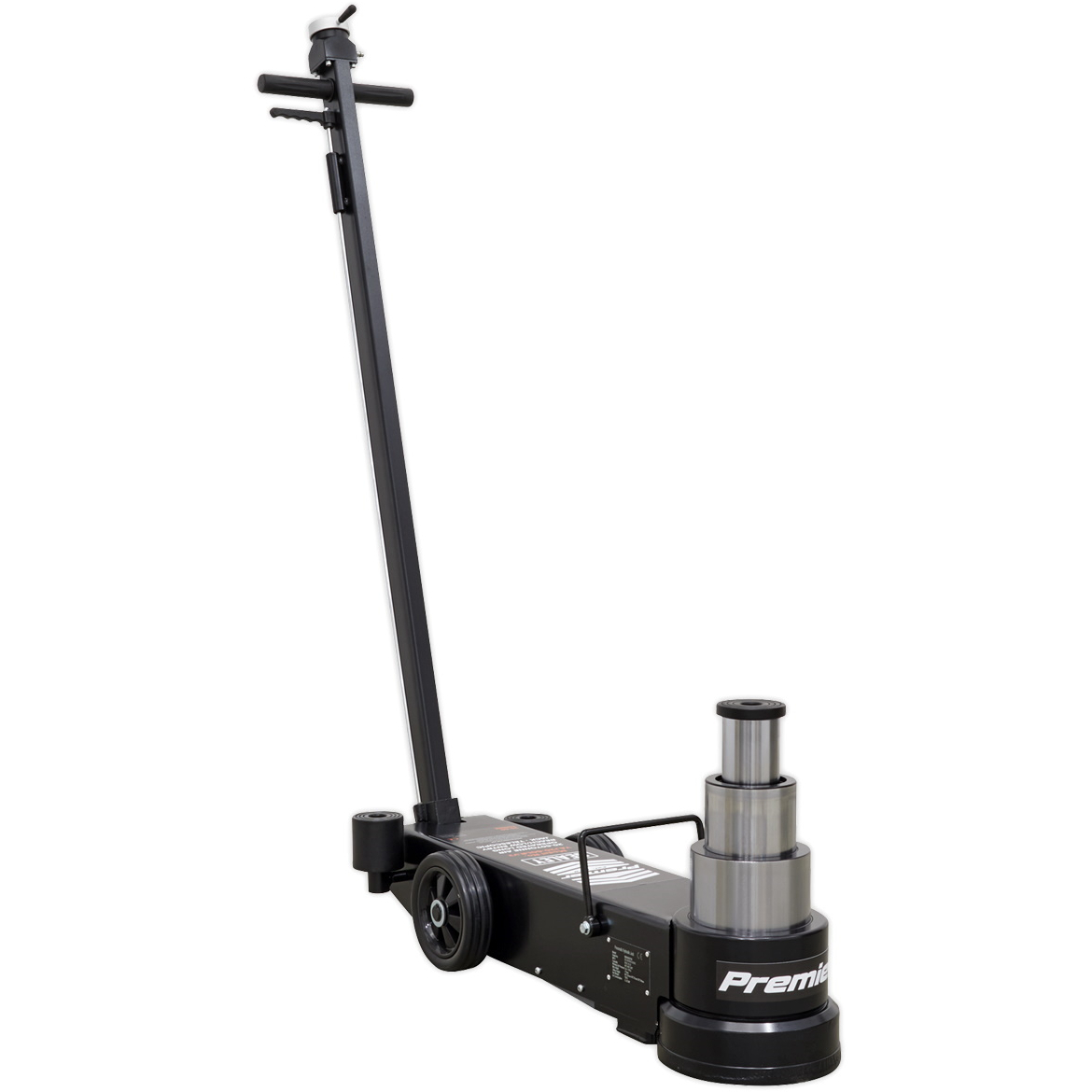 Sealey YAJ20-60LR Air Operated Jack 60tonne Telescopic - Long Reach Low Entry