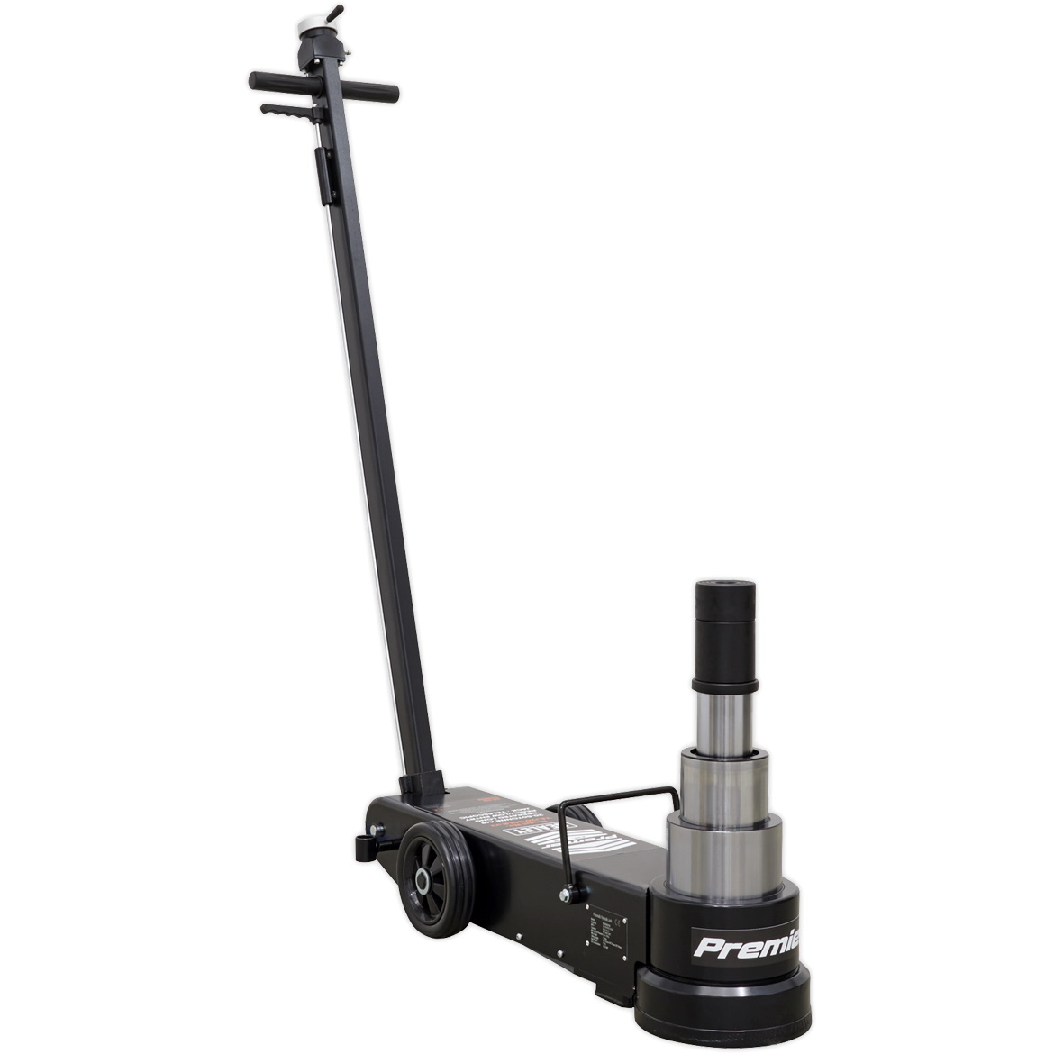 Sealey YAJ20-60LR Air Operated Jack 60tonne Telescopic - Long Reach Low Entry
