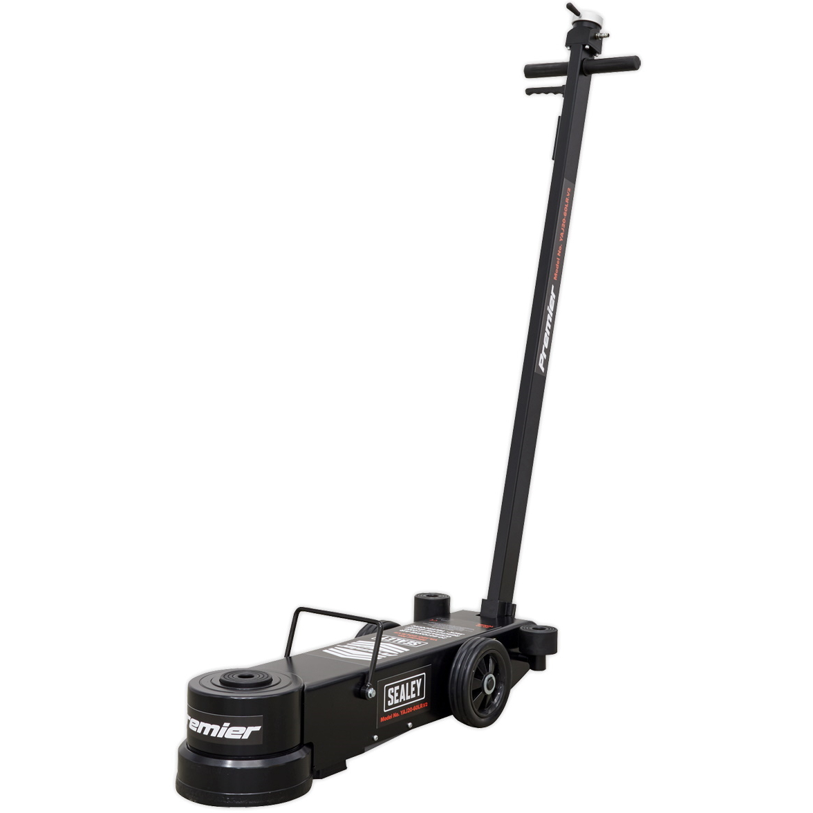 Sealey YAJ20-60LR Air Operated Jack 60tonne Telescopic - Long Reach Low Entry