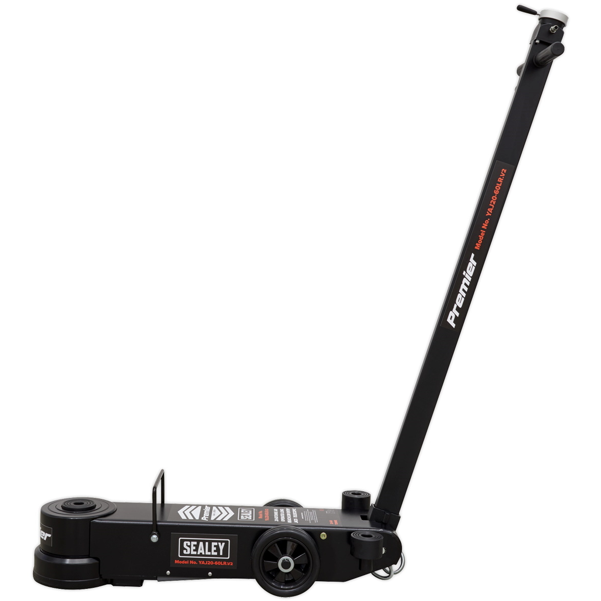 Sealey YAJ20-60LR Air Operated Jack 60tonne Telescopic - Long Reach Low Entry