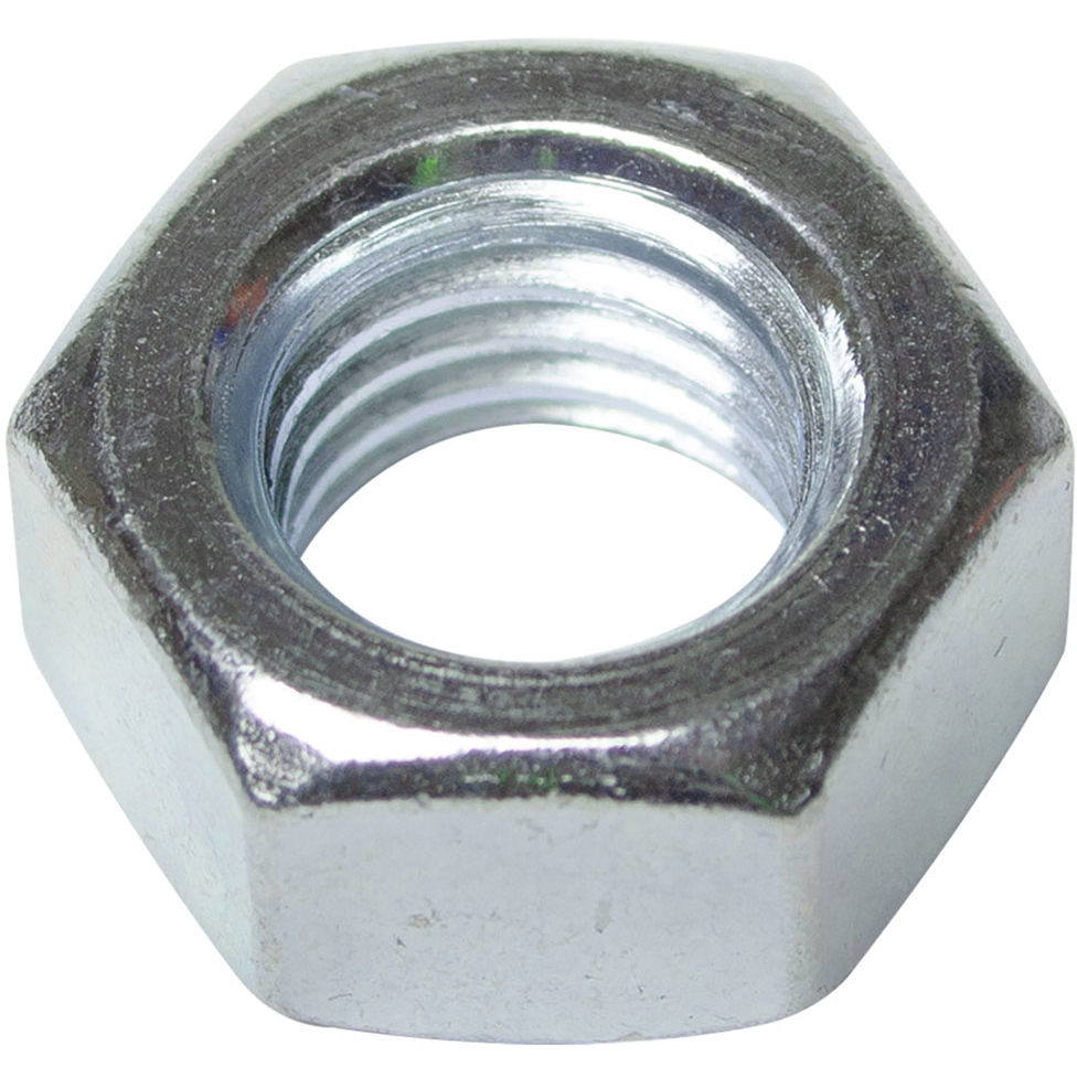 Lawson Hexagon Nut M10 Bright Zinc Plated 10mm Gr8 (Box 200) 
