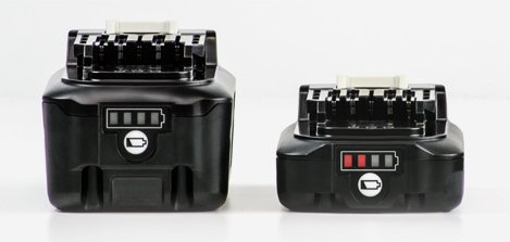 image of batteries with gauge