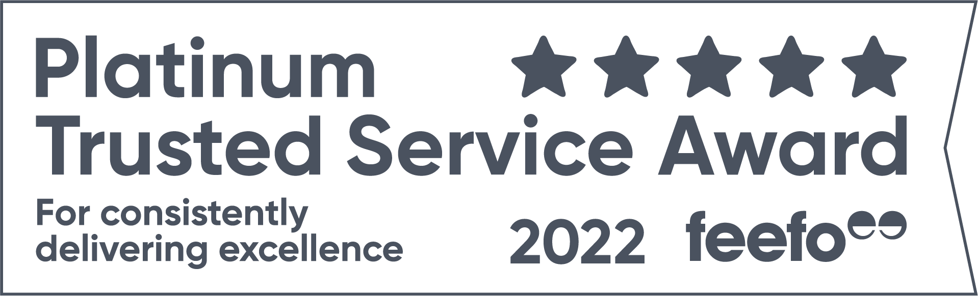 Feefo 2022 Platinum Service Award